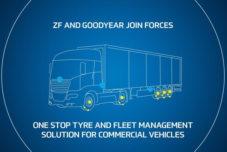 FIRMY ZF I GOODYEAR ŁĄCZĄ SIŁY, ABY WSPÓLNIE OFEROWAĆ ULEPSZONE ROZWIĄZANIA W ZAKRESIE ZARZĄDZANIA OPONAMI I FLOTĄ POJAZDÓW UŻYTKOWYCH NA TERENIE CAŁEJ EUROPY